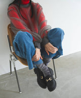 トラックソールビットローファー