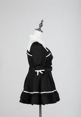 【夢展望×谷GOGOコラボ商品】探偵ネクタイ半袖ワンピース