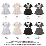 ハートパールジャガードorツイードワンピース