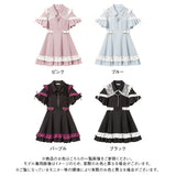 デコルテレースジャージワンピ