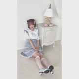 ヨークフリルはしごレースうさみみブラウス