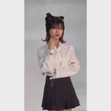 ハトメサブジラ系ビッグシャツ