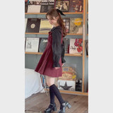 ダブルリボンジャンスカワンピース