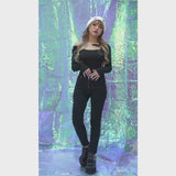 テレコリブキャミ×コンパクトカーデ2点セット