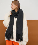 ニットロングマフラー