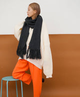 ニットロングマフラー