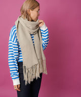 ニットロングマフラー