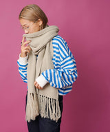 ニットロングマフラー