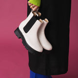 サイドゴアボリュームソールブーツ