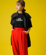 フットボールプリントロゴTシャツ