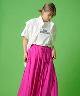 フットボールプリントロゴTシャツ