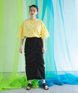 【メール便】前後2way袖タック半袖シャツ