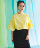 【メール便】前後2way袖タック半袖シャツ