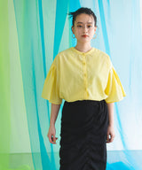 【メール便】前後2way袖タック半袖シャツ