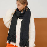 ニットロングマフラー