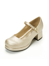 シンプル定番ロリータパンプス  【21.0~26.0cm】【大きいサイズ】【小さいサイズ】【レディース】【通販】