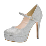 【新春セール】13cmヒール美脚メイクストラップパンプス【大きいサイズ有】