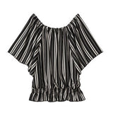 【メール便】シフォンオフショルブラウジングトップス【S?3L】【大きいサイズ】【小さいサイズ】【シフォン】【オフショル】【トップス】