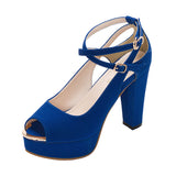 12cmヒールセクシークロスストラップオープントゥパンプス 【22.0?24.5cm】【小さいサイズ】【レディース】【通販】【チャンキーヒール】