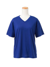 【メール便】4typeデザインTシャツ【サイド開き】【背中クロス】【背中見せ】【ネックデザイン】【Vネック】【クルーネック】【ゆるテロ】【半袖】