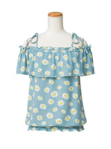 【メール便】肩紐取り外しOK♪オフショル&ベア6wayフリルトップス