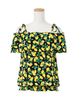 【メール便】肩紐取り外しOK♪オフショル&ベア6wayフリルトップス