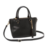 タッセルチャーム付き2WAYトートショルダーバッグ