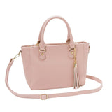 タッセルチャーム付き2WAYトートショルダーバッグ