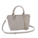 タッセルチャーム付き2WAYトートショルダーバッグ