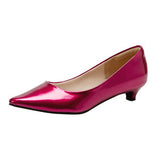 3cmヒールポインテッドトゥパンプス