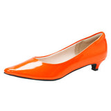 3cmヒールポインテッドトゥパンプス