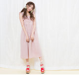 スカラップベルトコルクヒールサンダル