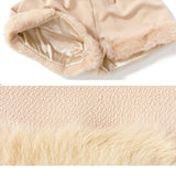 【メール便】裾ファーショートパンツ【M~LL】