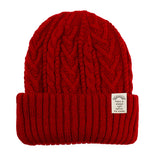 【メール便】リブ編み2wayニット帽子