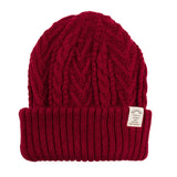 【メール便】リブ編み2wayニット帽子