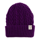 【メール便】リブ編み2wayニット帽子