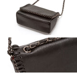 チェーンディテイルショルダーバッグ