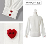 【メール便】ボウタイリボンフリルブラウス