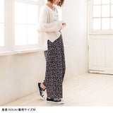 【メール便】ウエストタックハイウエストワイドパンツ