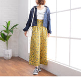 【メール便】ウエストタックハイウエストワイドパンツ