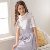 【メール便】レースプチハイ半袖トップス