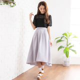 【メール便】レースプチハイ半袖トップス