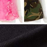 デニムショートパンツサロペット【オールインワン】【M~LL】