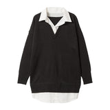 シャツレイヤードダーリンニットワンピース【S~L】