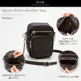 チェーンスクエアショルダーバッグ