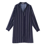 オーバーサイズスキッパーシャツチュニックワンピース