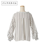 ツイストスリーブオーバーサイズスキッパーシャツ