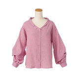 ツイストスリーブオーバーサイズスキッパーシャツ