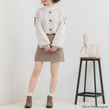 【メール便】レースプチハイパフスリーブトップス