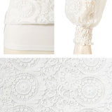 【メール便】レースプチハイパフスリーブトップス